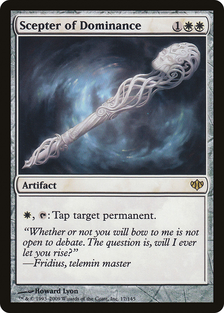 Sceptre de domination (CON-017) - Conflux Foil 