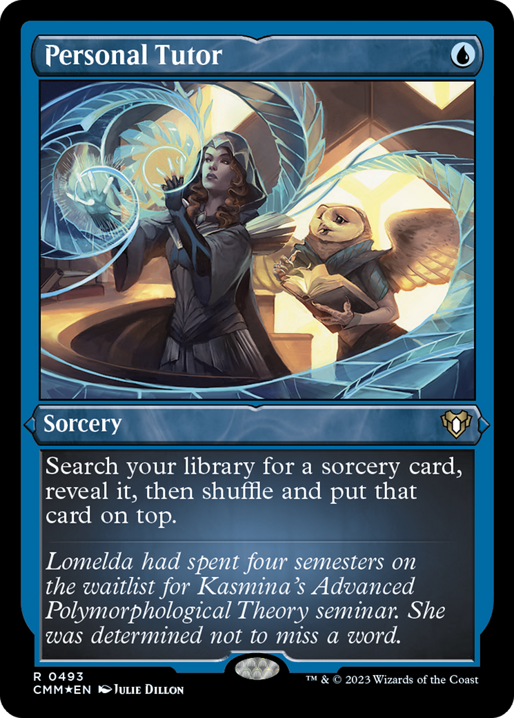 Tuteur personnel (CMM-493) - Commander Masters Etched Foil 