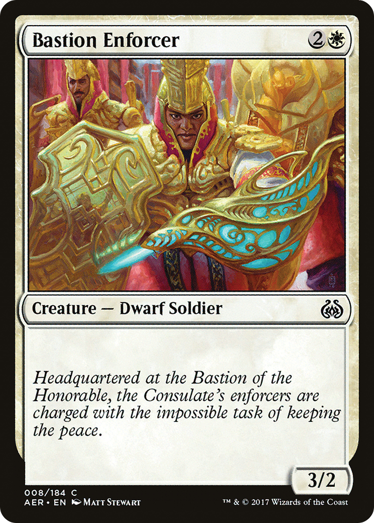 Bastion Enforcer (AER-008) - Révolte éthérique (Foil)