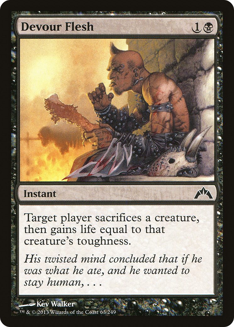 Dévorer la chair (GTC-063) - Gatecrash Foil 