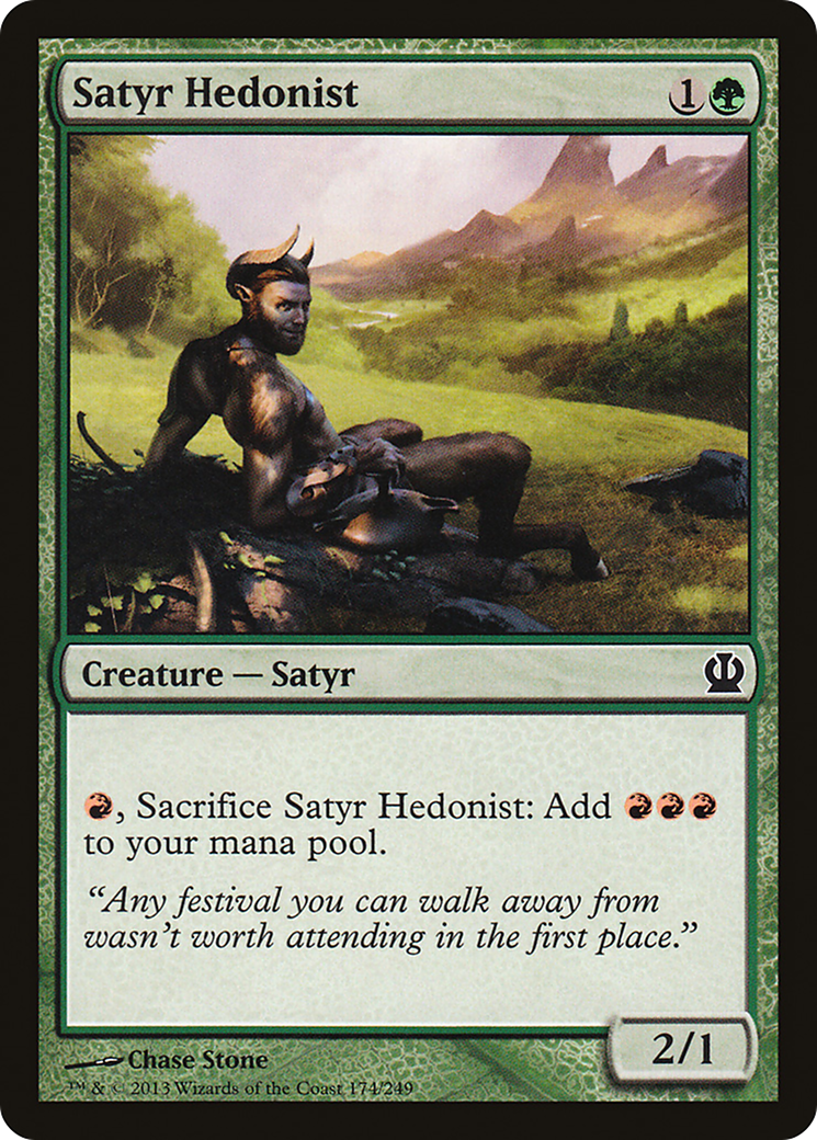 Satyre hédoniste (THS-174) - Theros 