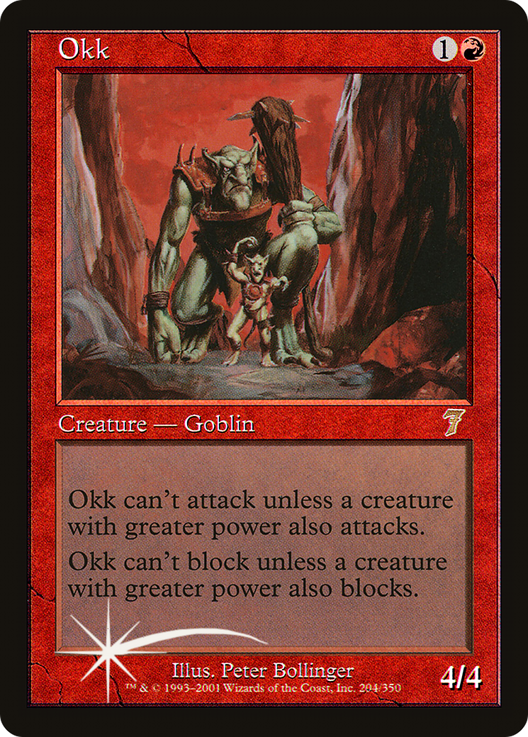 Okk (7ED-204★) - Seventh Edition Foil