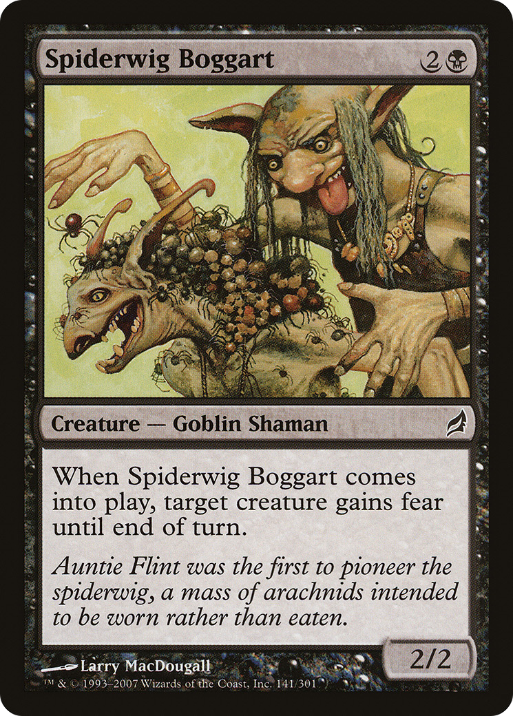Spiderwig Boggart (LRW-141) - Lorwyn Foil 