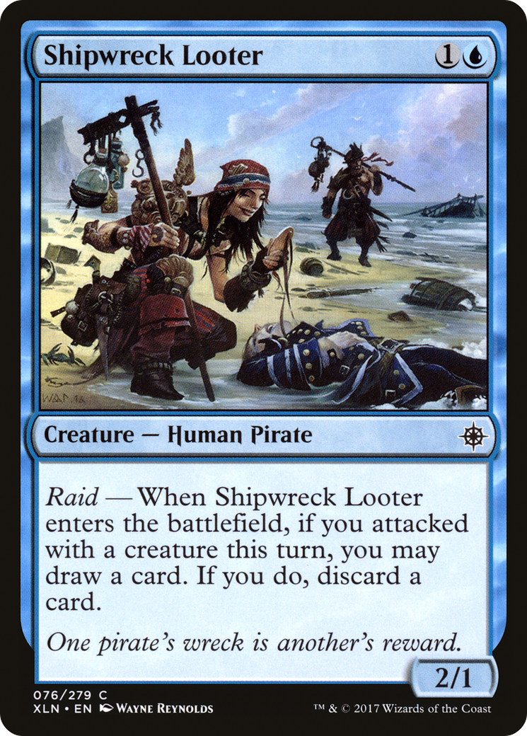 Shipwreck Looter (XLN-076) - Ixalan Foil