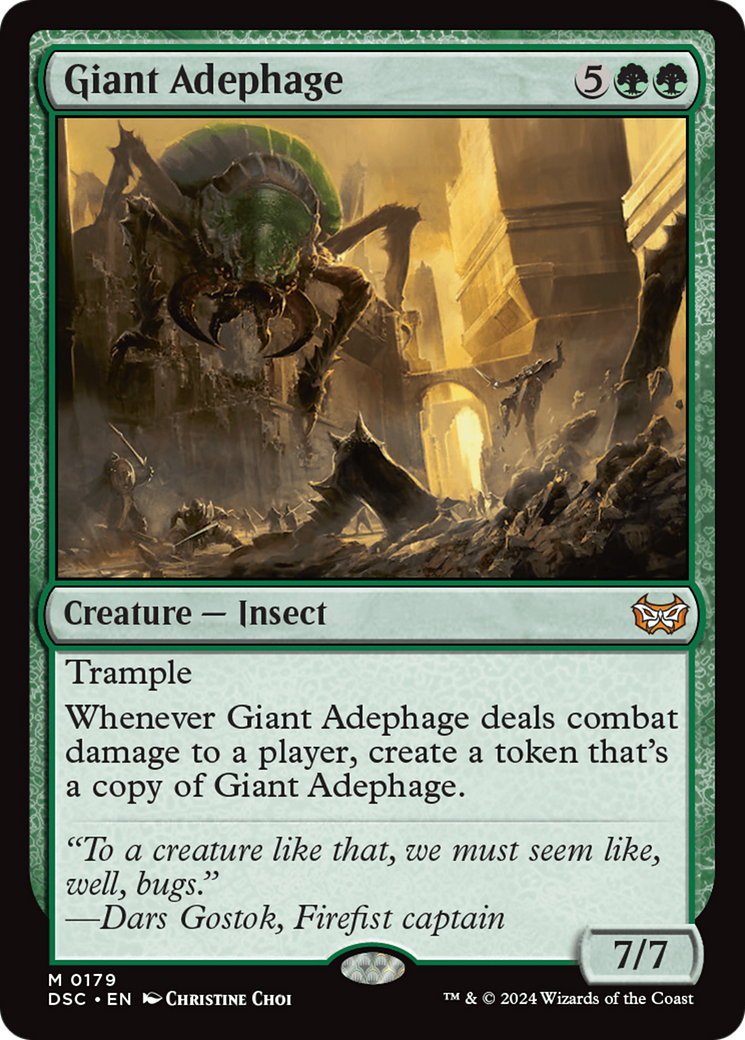 Giant Adephage (DSC-179) - Duskmourn: House of Horror Commander