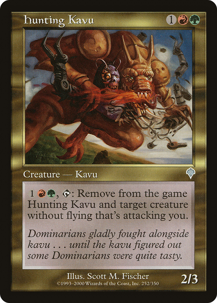 Chasse au Kavu (INV-252) - Invasion 