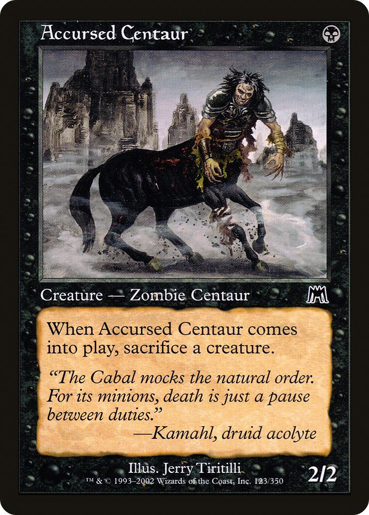 Centaure maudit (ONS-123) - Onslaught Foil 