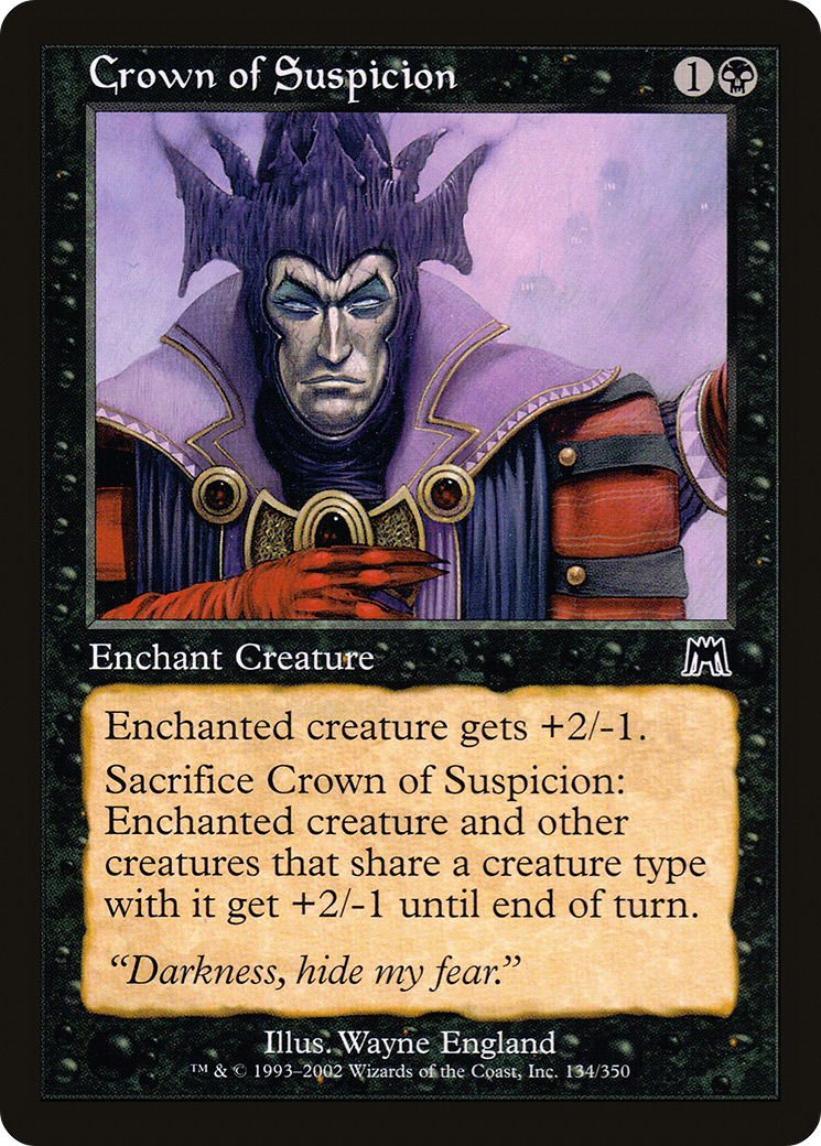 Couronne de suspicion (ONS-134) - Onslaught Foil 