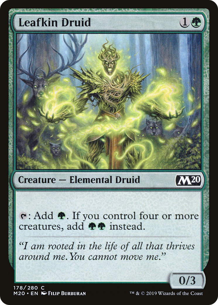 Leafkin Druid (M20-178) - Core Set 2020 Foil