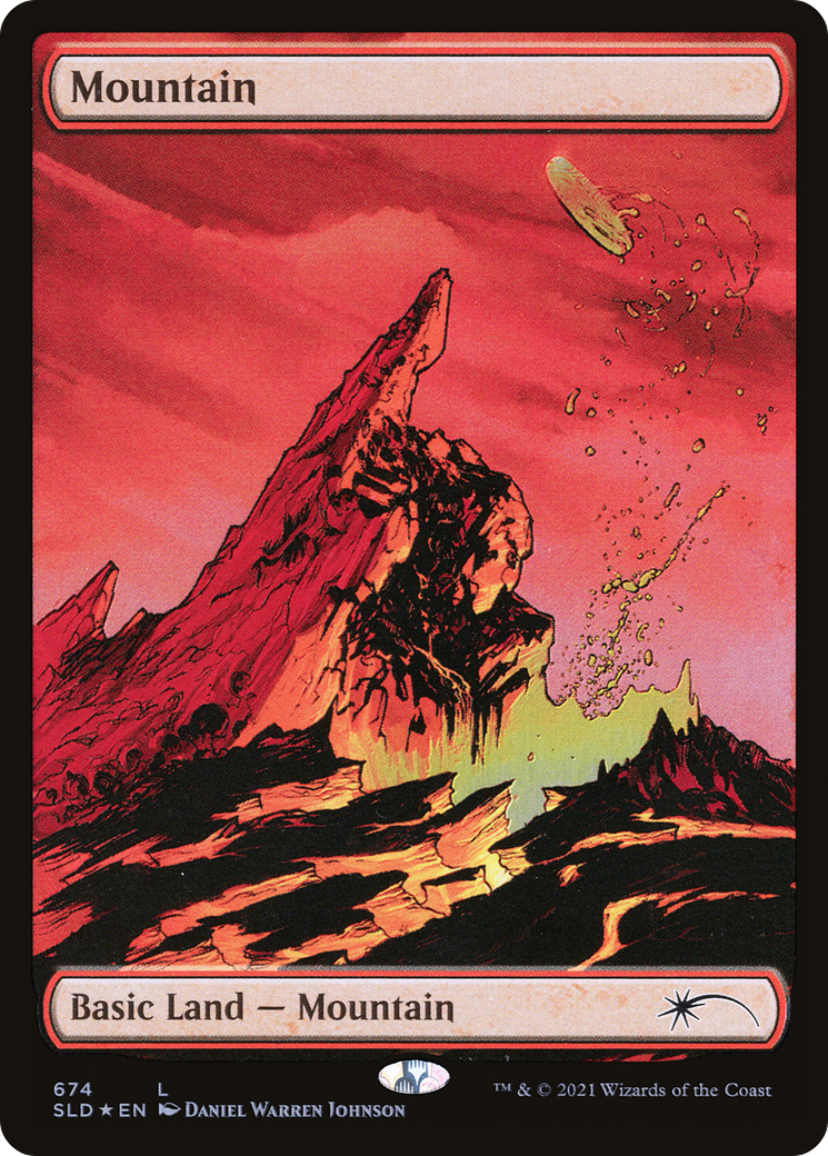 Mountain (674) (SLD-674) - Secret Lair Drop Foil