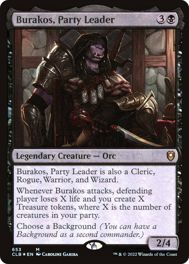 Burakos, chef de groupe (CLB-653) - Commander Legends : La Bataille pour Baldur's Gate (Foil) 