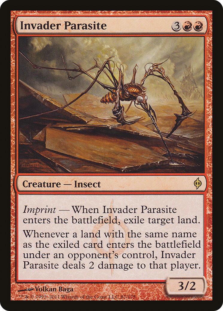 Parasite envahisseur (NPH-087) - Nouvelle feuille Phyrexia 