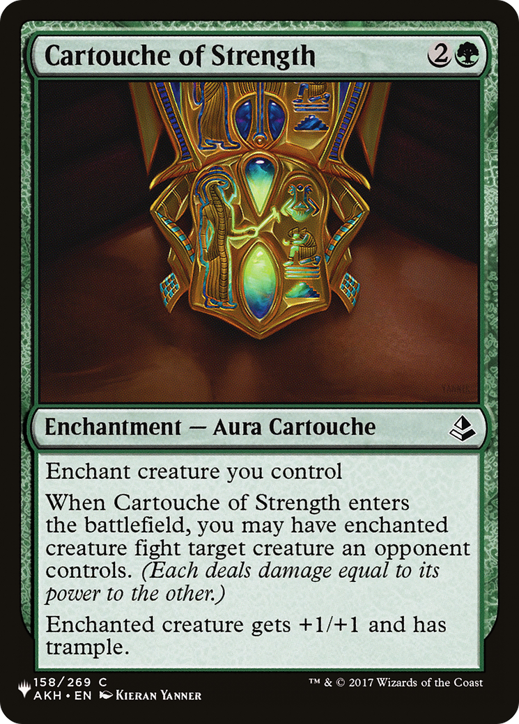 Cartouche of Strength (LIST-158/269) - The List