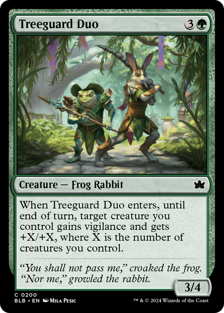 Duo de protections d'arbres (BLB-200) - Bloomburrow 