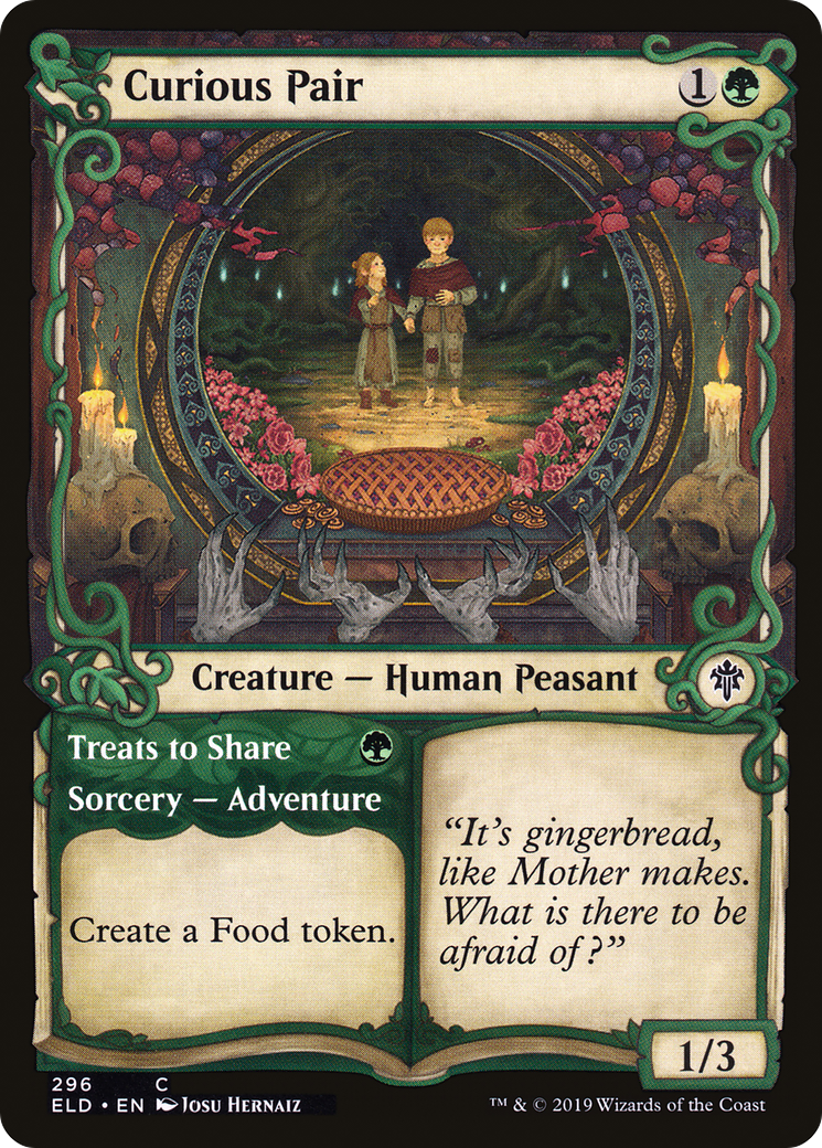 Curious Pair // Treats to Share (ELD-296) - Throne of Eldraine: (Showcase)