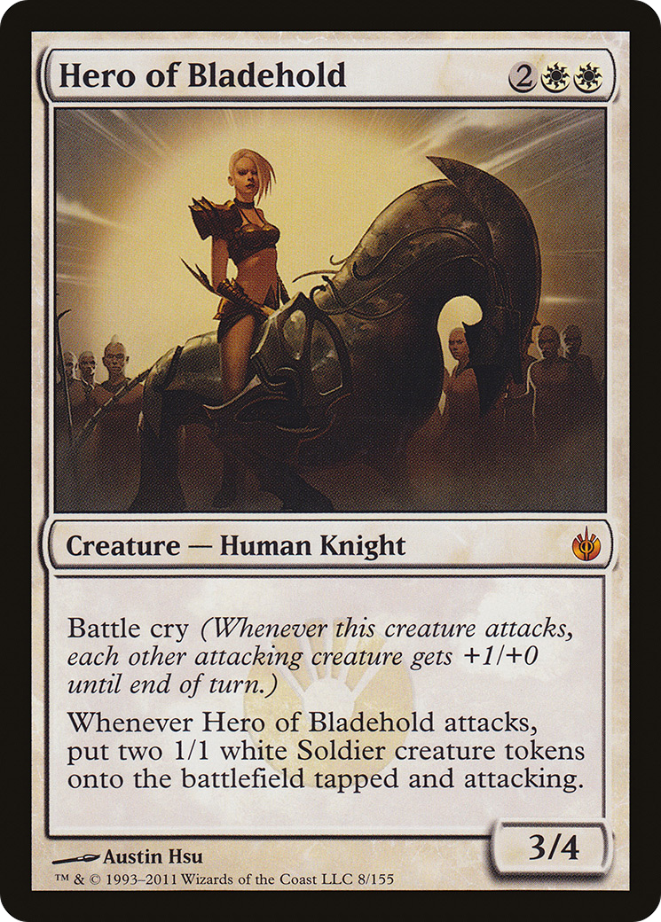 Héros de Bladehold (MBS-008) - Mirrodin assiégé 