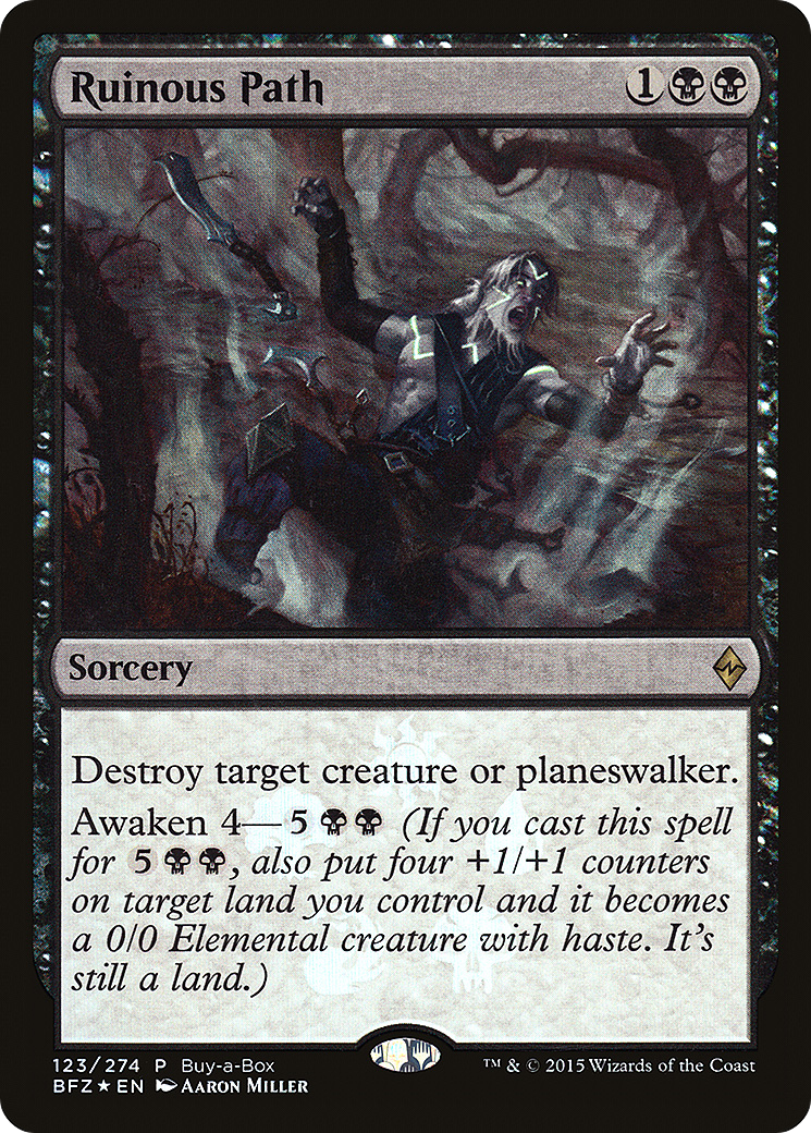 Ruinous Path (BABP-123) - Battle for Zendikar Promos Foil