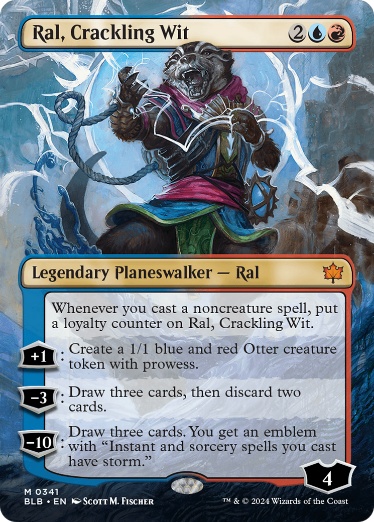 Ral, Crackling Wit (BLB-341) - Feuille Bloomburrow (sans bordure) 