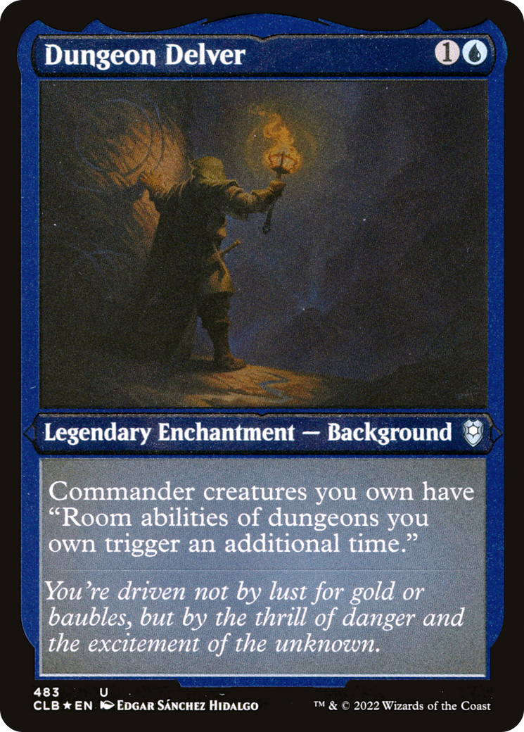 Dungeon Delver (CLB-483) - Commander Legends: Battle for Baldur's Gate Etched Foil