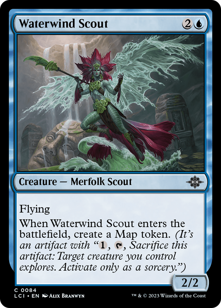 Waterwind Scout (LCI-084) - The Lost Caverns of Ixalan Foil