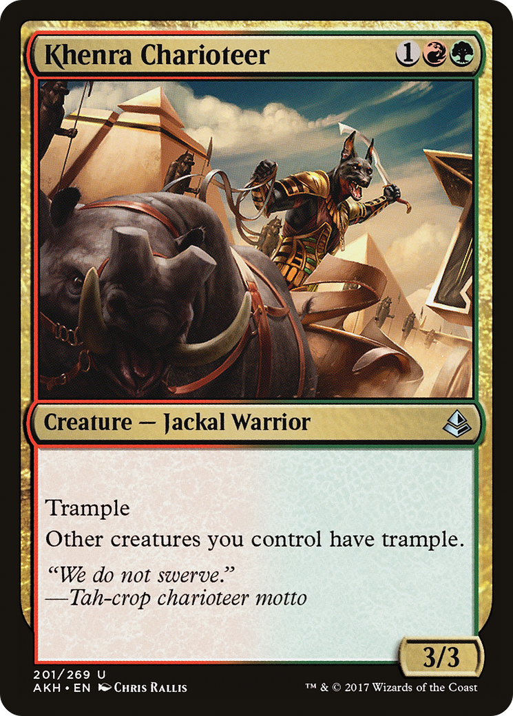 Conducteur de char Khenra (AKH-201) - Amonkhet 