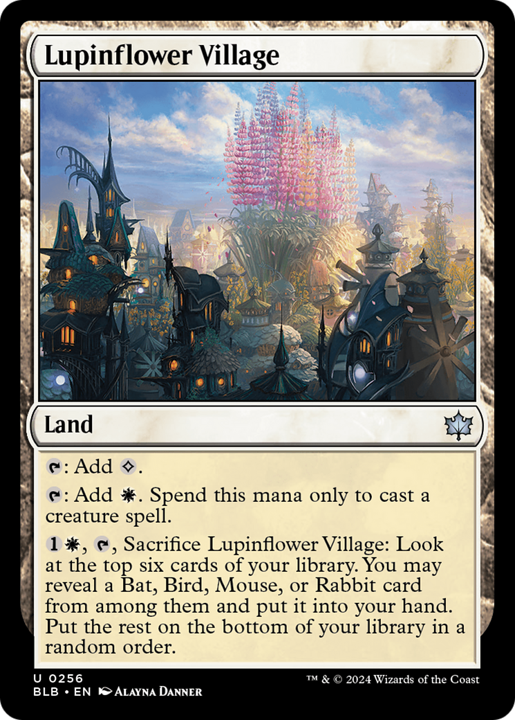 Village de Lupinflower (BLB-256) - Burrow 