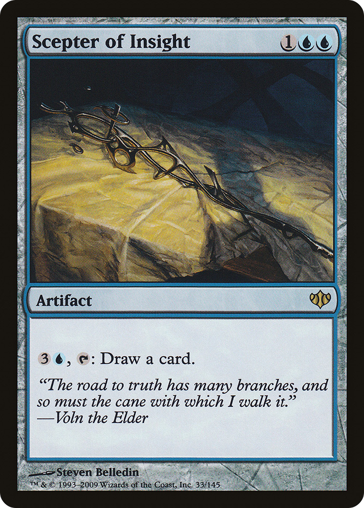 Sceptre de perspicacité (CON-033) - Conflux Foil 