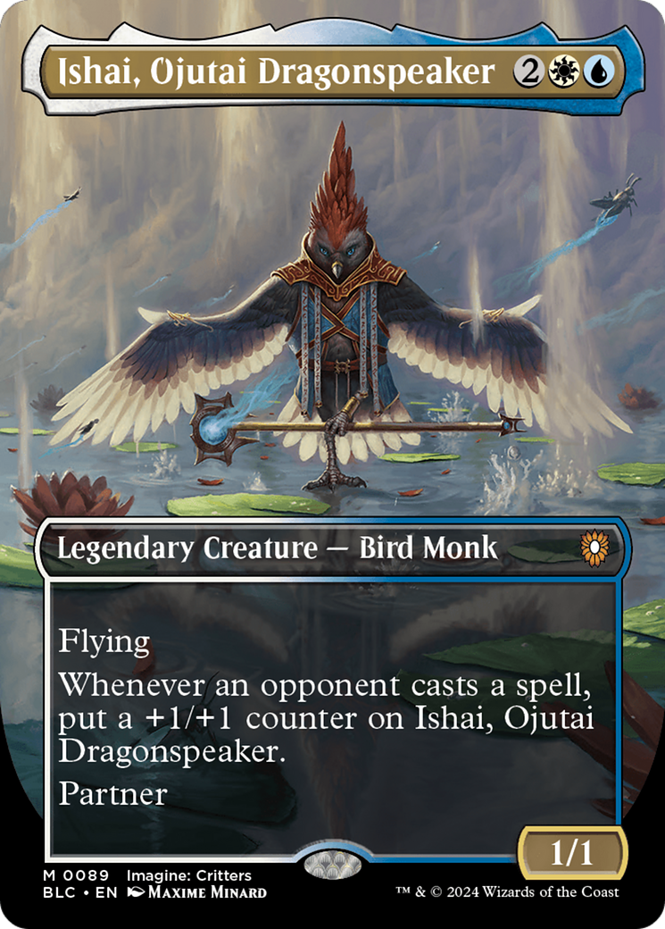 Ishai, Ojutai Dragonspeaker (BLC-089) - Commandant de Bloomburrow (Borderless) 