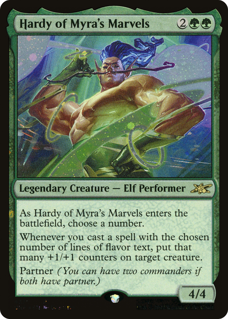 Hardy of Myra's Marvels (Galaxy Foil) (UNF-427) - Unfinity Foil