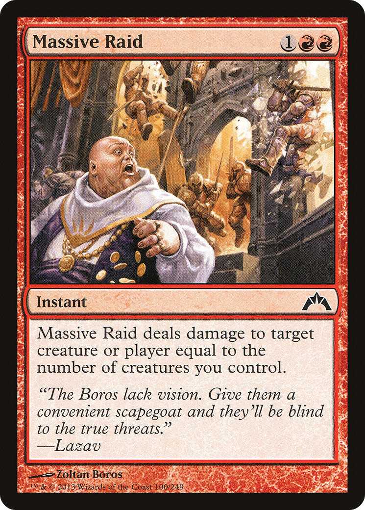 Raid massif (GTC-100) - Gatecrash Foil 