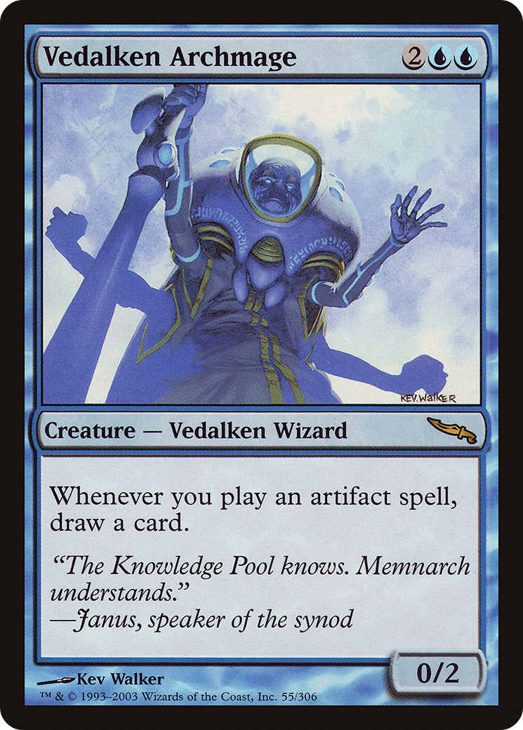 Archimage Vedalken (MRD-055) - Mirrodin Foil 