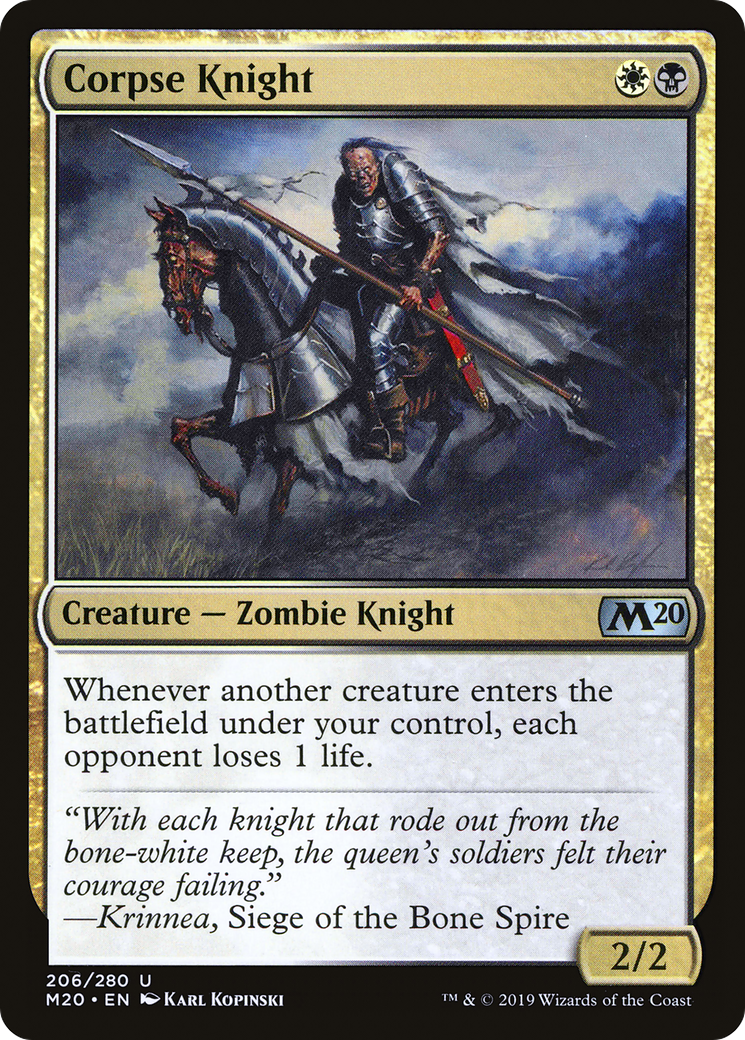 Corpse Knight (M20-206) - Édition de base 2020 