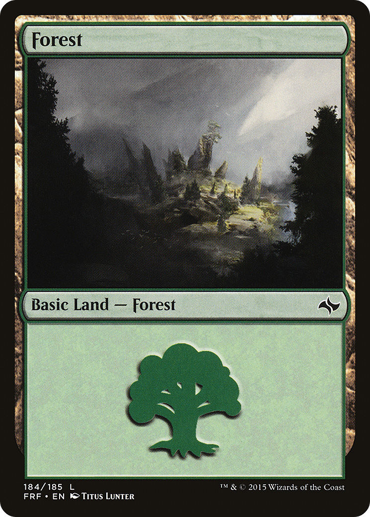 Forest (184) (FRF-184) - Fate Reforged Foil