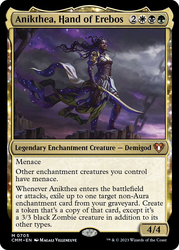 Anikthea, Main d'Érèbe (CMM-705) - Commander Masters : (enchantement) Foil 