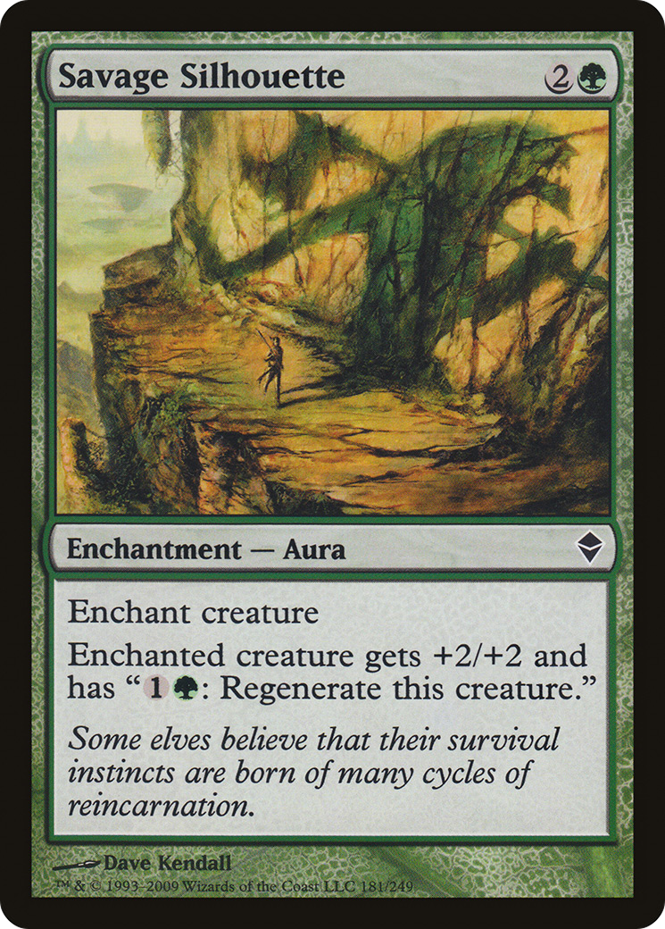 Savage Silhouette (ZEN-181) - Zendikar