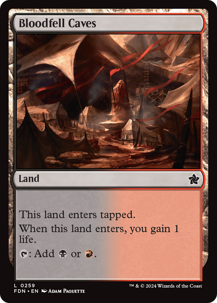 Grottes de Bloodfell (FDN-259) - Fondations Foil 