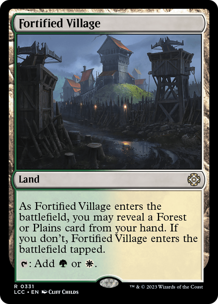 Village fortifié (LCC-331) - Commandant des cavernes perdues d'Ixalan