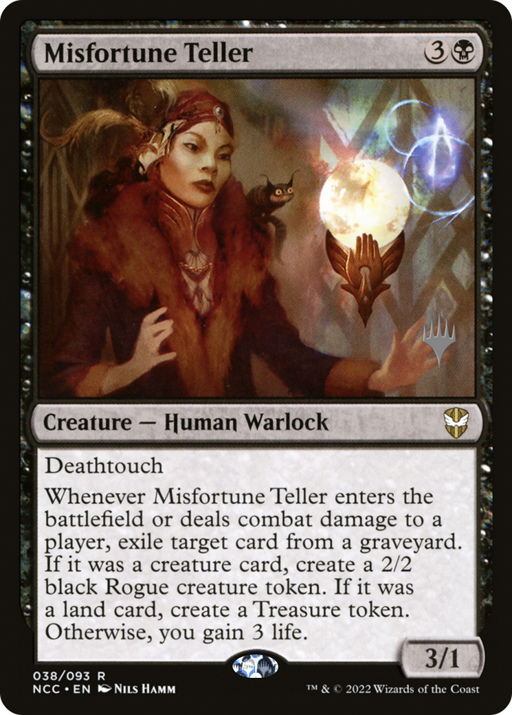 Misfortune Teller (PPSNC-38P) - New Capenna Commander Promos Foil