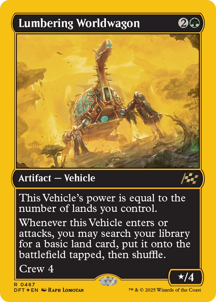 Lumbering Worldwagon (Première place) (DFT-467) - Aetherdrift Foil