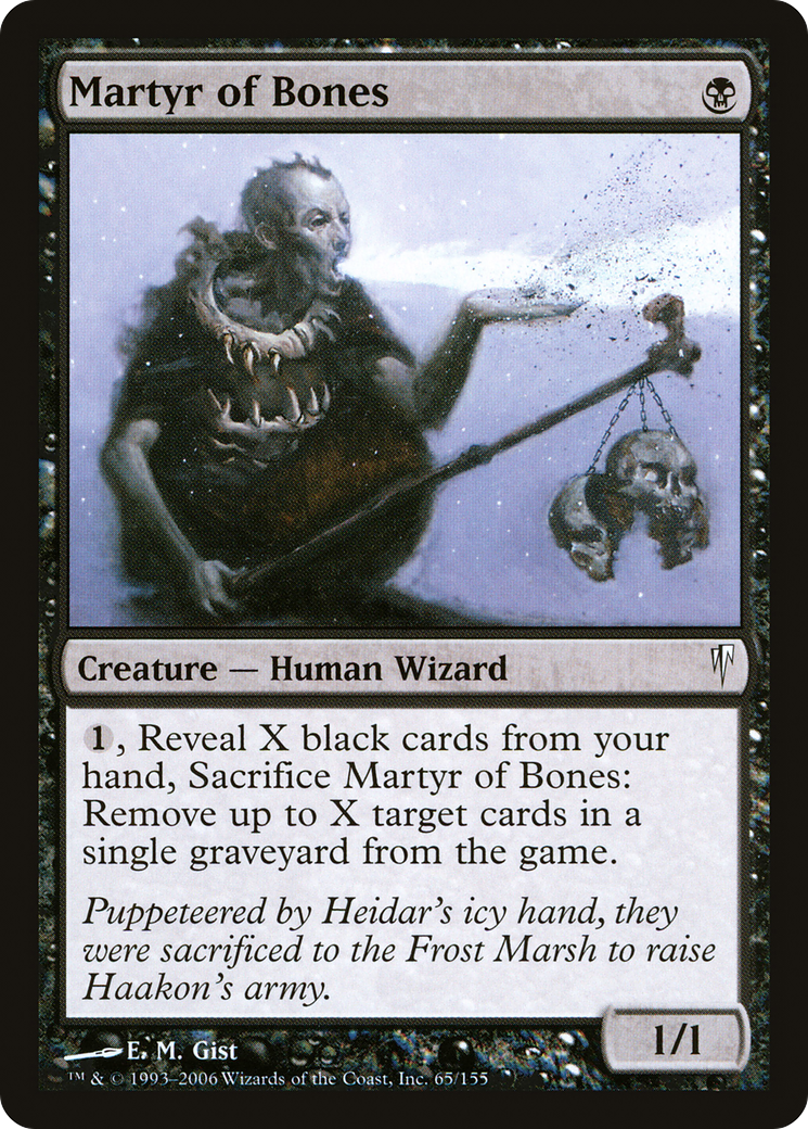 Martyr des os (CSP-065) - Coldsnap Foil 