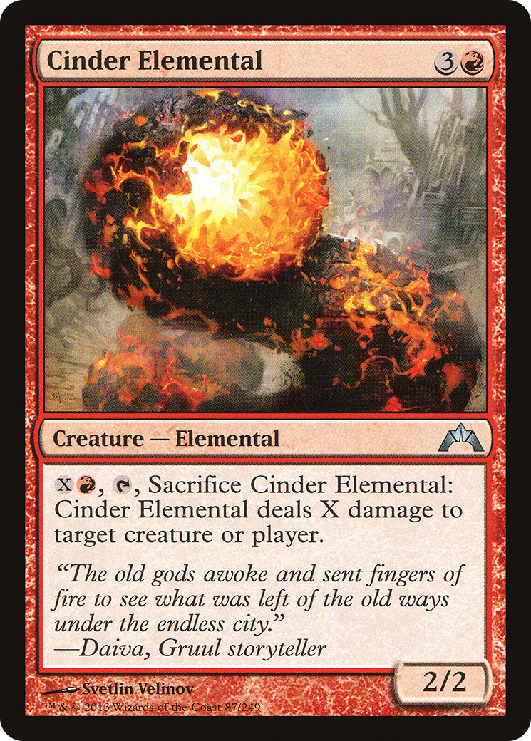 Élémentaire de cendre (GTC-087) - Gatecrash Foil 