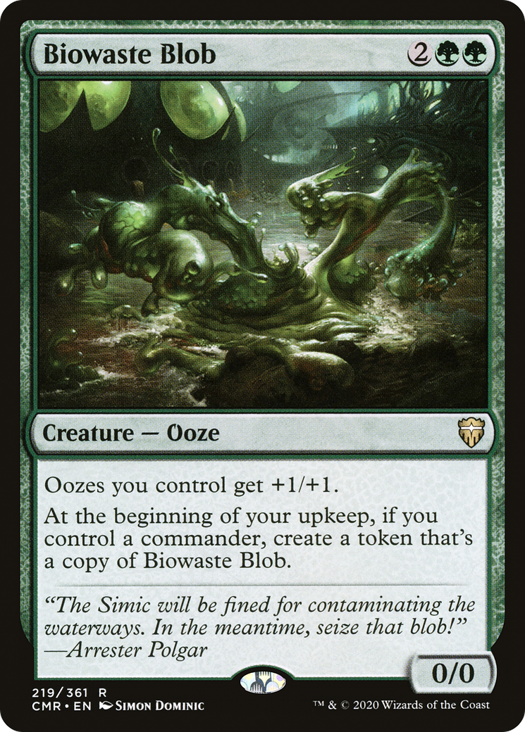 Blob de déchets biologiques (CMR-219) - Commander Legends Foil 
