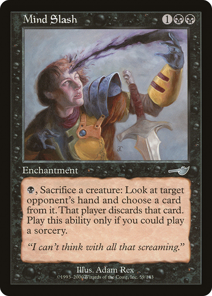 Mind Slash (NEM-059) - Feuille Nemesis 