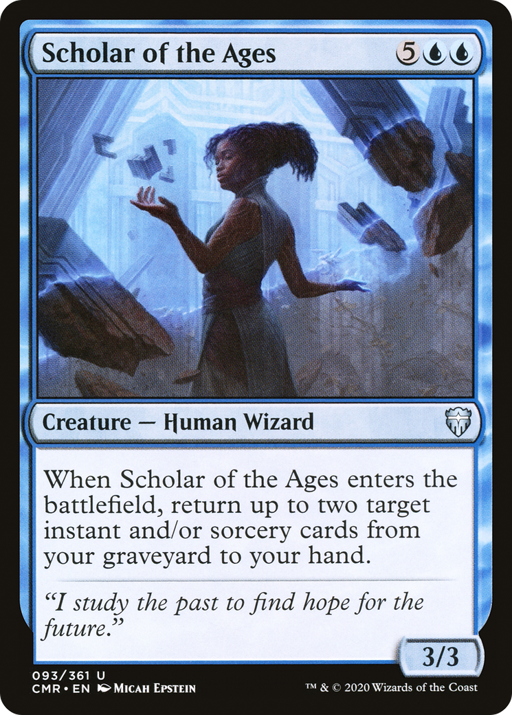Scholar of the Ages (CMR-093) - Commander Legends