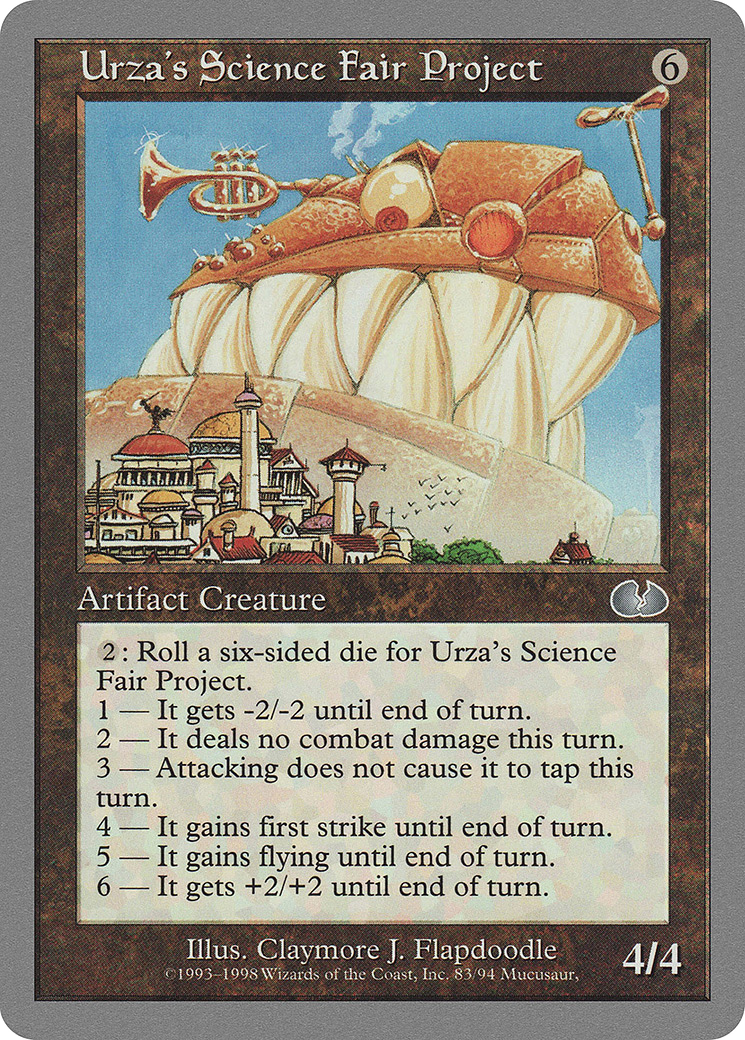 Projet de foire scientifique d'Urza (UGL-083) - Décollé 
