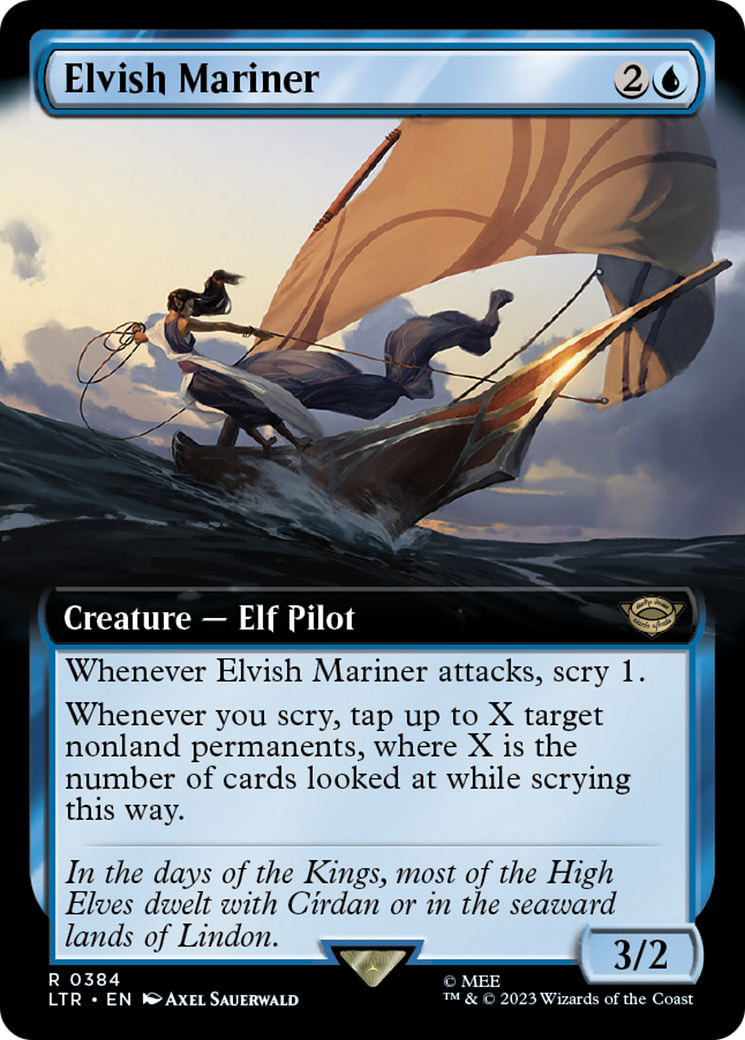 Elvish Mariner (Extended Art) (LTR-384) - The Lord of the Rings: Tales of Middle-earth: (Extended Art)
