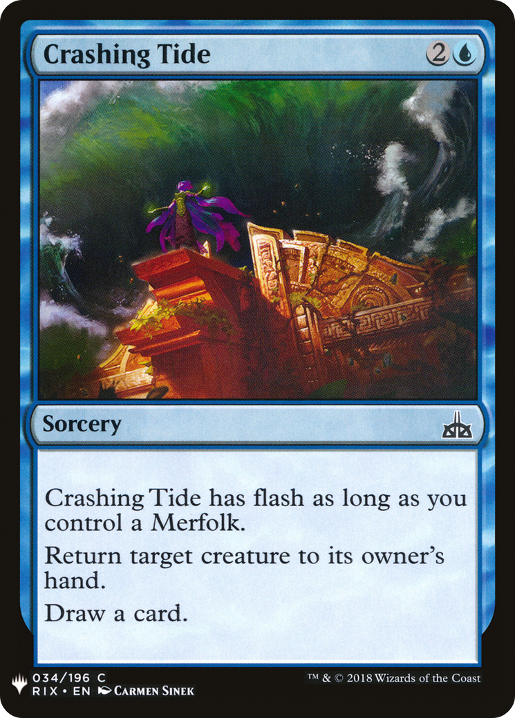Crashing Tide (LIST-034) - The List