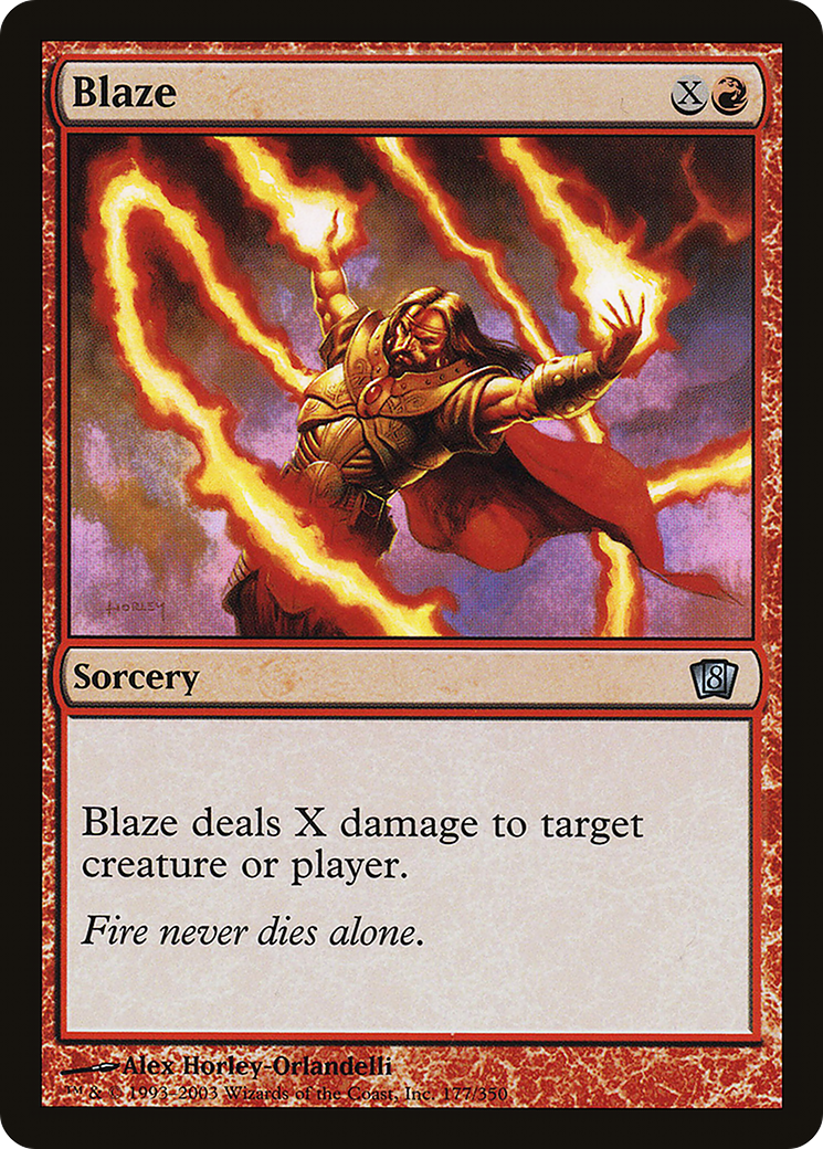 Blaze (8ED-177★) - Eighth Edition Foil