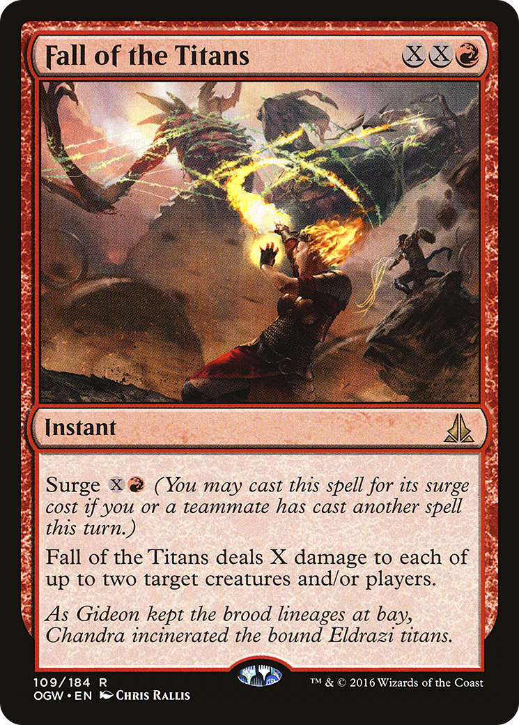 Fall of the Titans (OGW-109) - Oath of the Gatewatch Foil