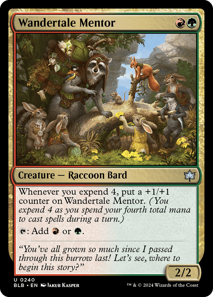 Mentor Wandertale (BLB-240) - Bloomburrow 